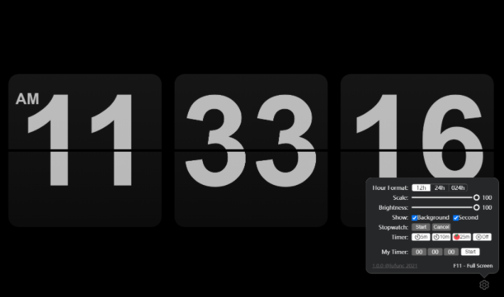 精美多功能翻页时钟源码