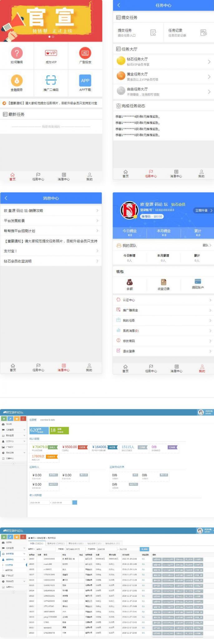 微信广告任务平台源码运营版