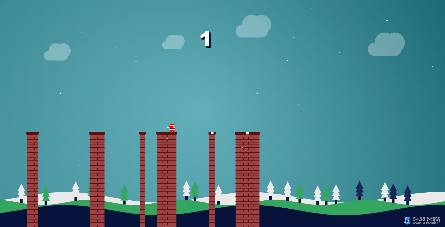 圣诞老人过悬崖小游戏源码