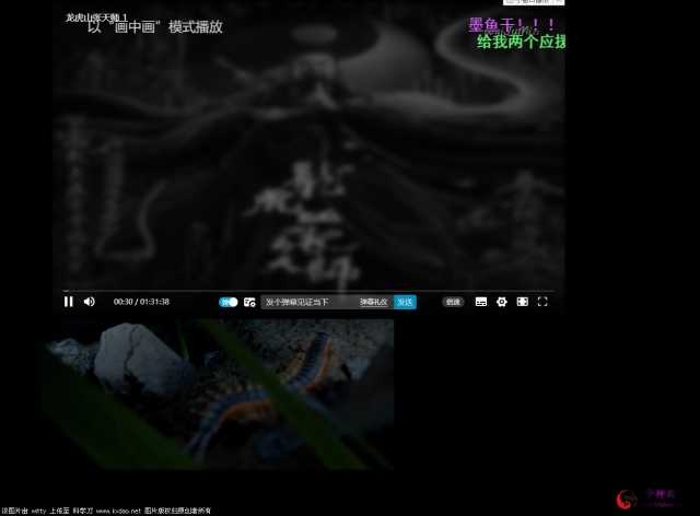 精仿B站播放器外加弹幕库源码-带后台