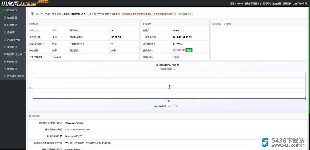 小旋风泛目录站群V3.1源码 （目录群控）mip+反向代理+ASCII+干扰码