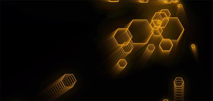 酷炫六边形科技跟随鼠标动态特效源码