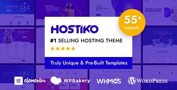 Hostiko v54.0 – WordPress WHMCS-云服务器VPS主机销售模板源码