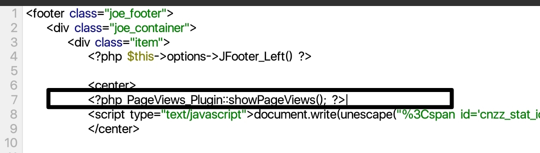 typecho插件：用访问量统计插件