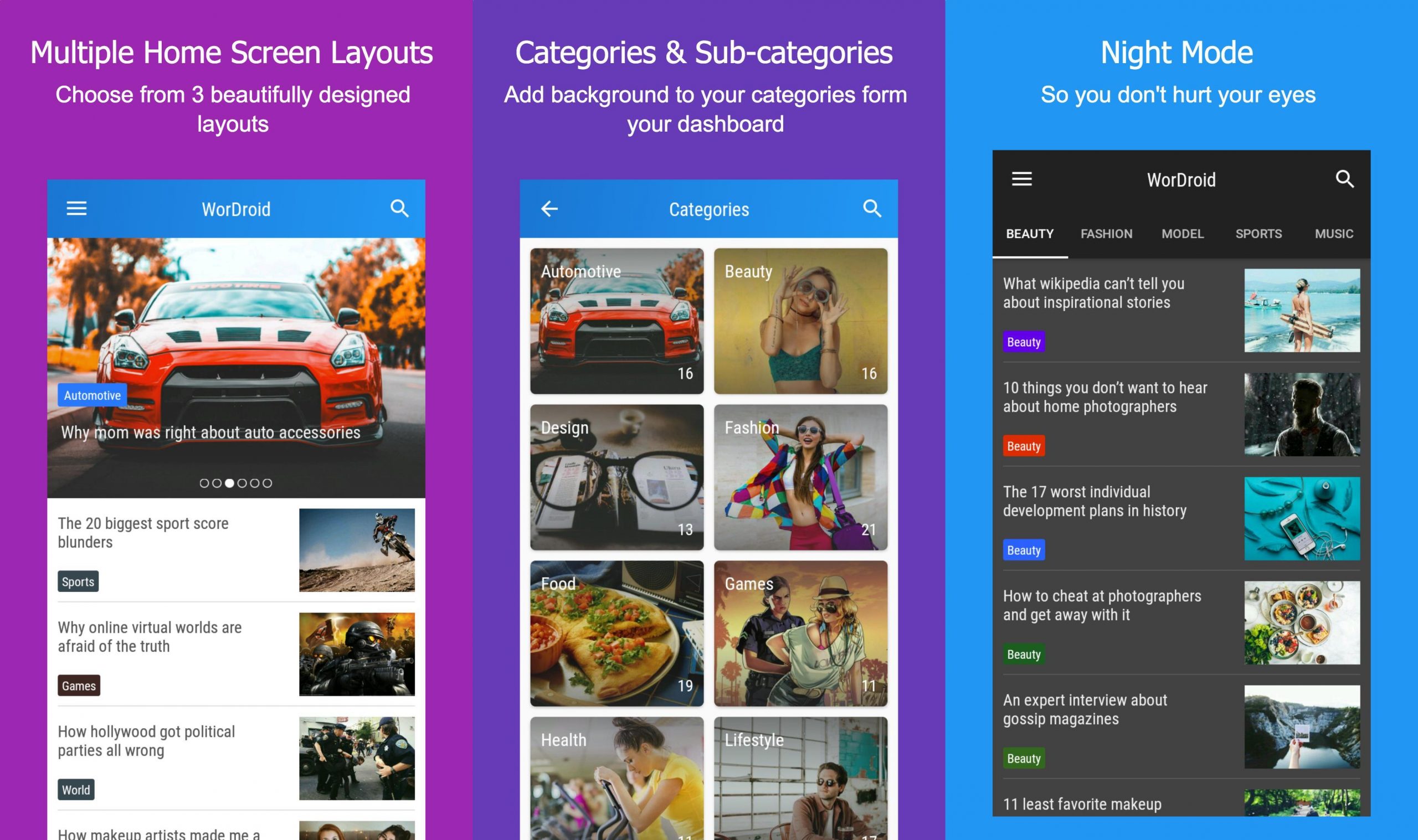 WorDroid v1.4 WordPress安卓博客应用程序源码