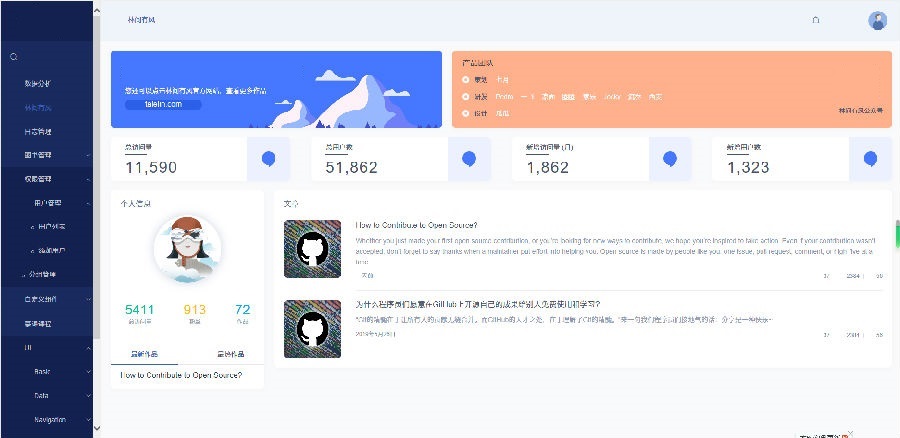 Lin-CMS(内容管理系统框架)