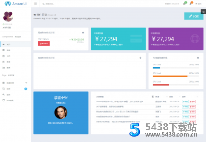 推荐几款好看的HTML admin后台模板