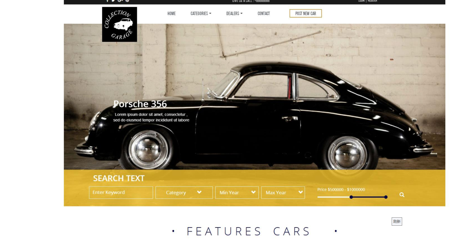 100套精美英文HTML页面源码