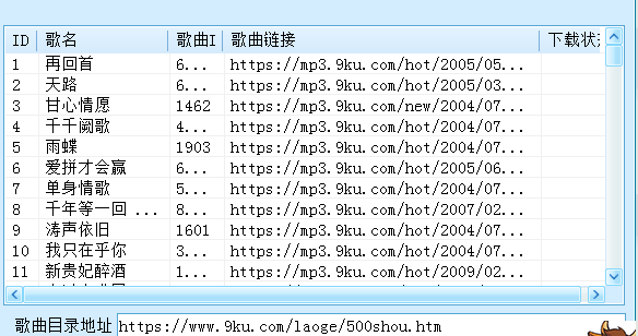 分享一款音乐网下载源码