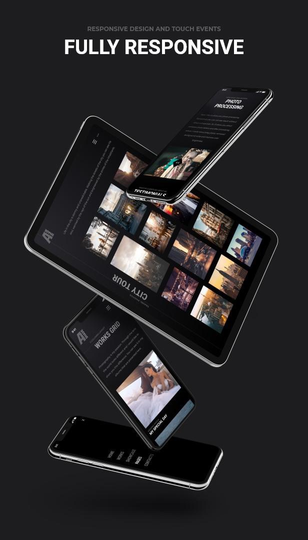 wordpress-Ashade摄影作品展示相册 v2.0主题模板