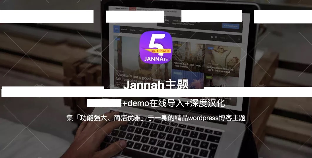 WordPress新闻杂志<span class='h-light'>博客</span>主题jannah汉化绿色版[更至v5.4.3]