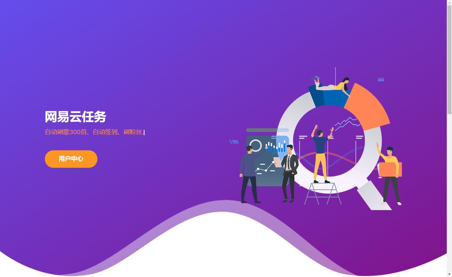 网易云音乐代挂每天签到听歌300首音乐源码