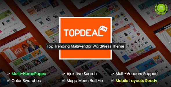 TopDeal英文版主题-电子商务主题-WordPress响应式