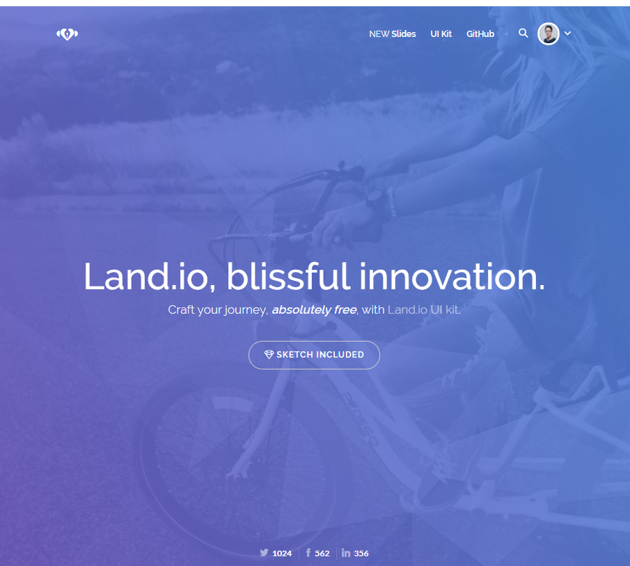 紫色全屏渐变css3动画UI企业模板