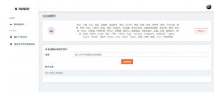 2021短视频一键去除水印HTML源码